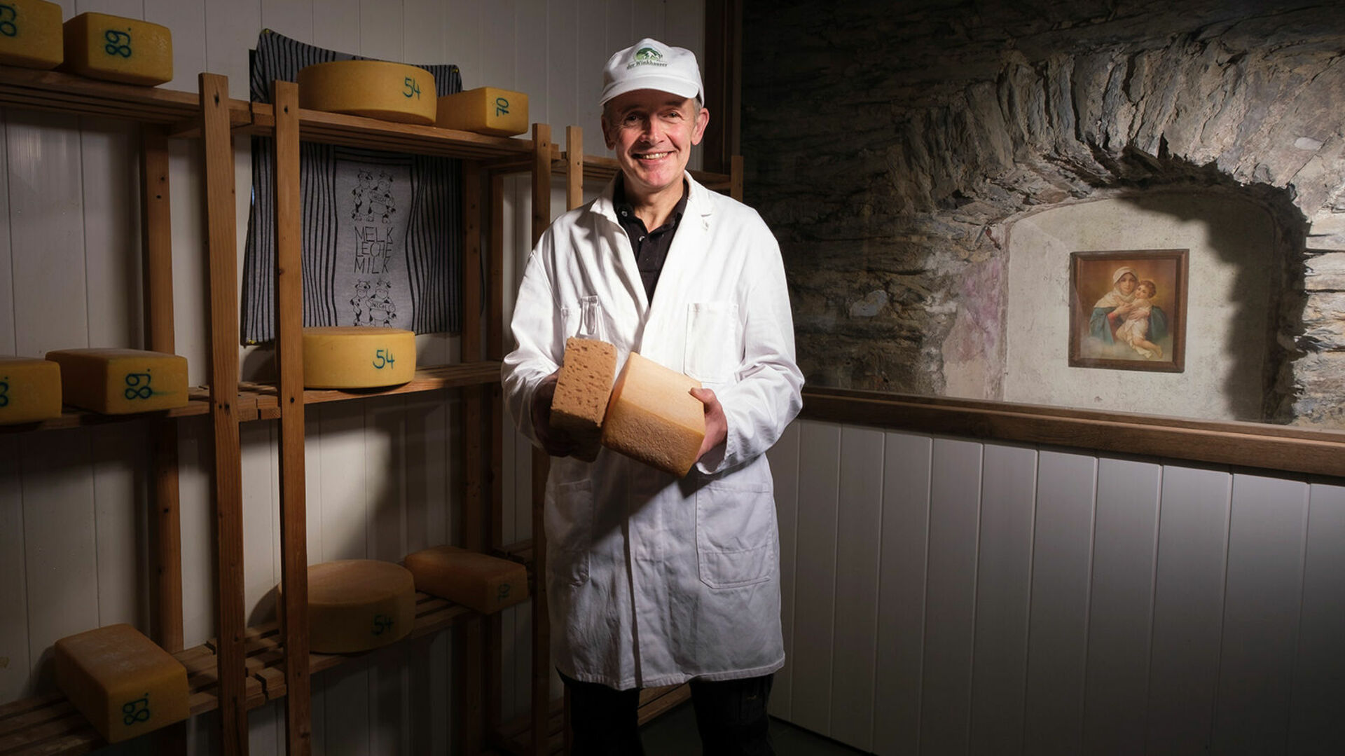 Cheese maker Stefan Belke