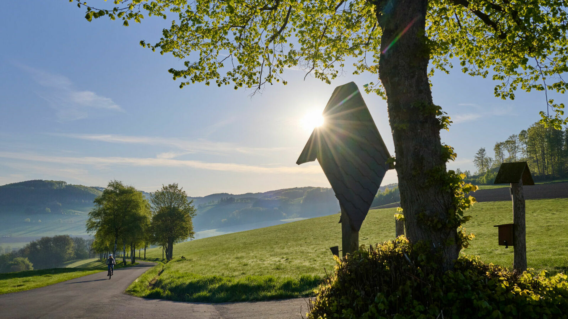 Mailarer Kreuz auf der Dorfkirchen-Radroute