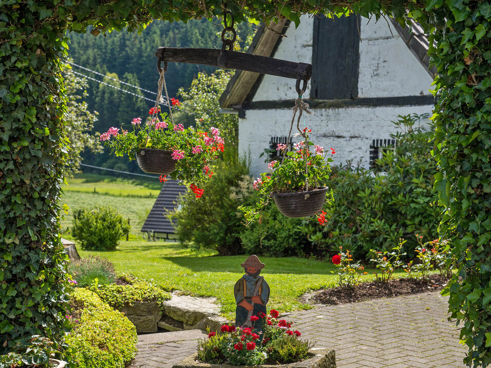 Tuinen in het Sorpe-dal in het Sauerland