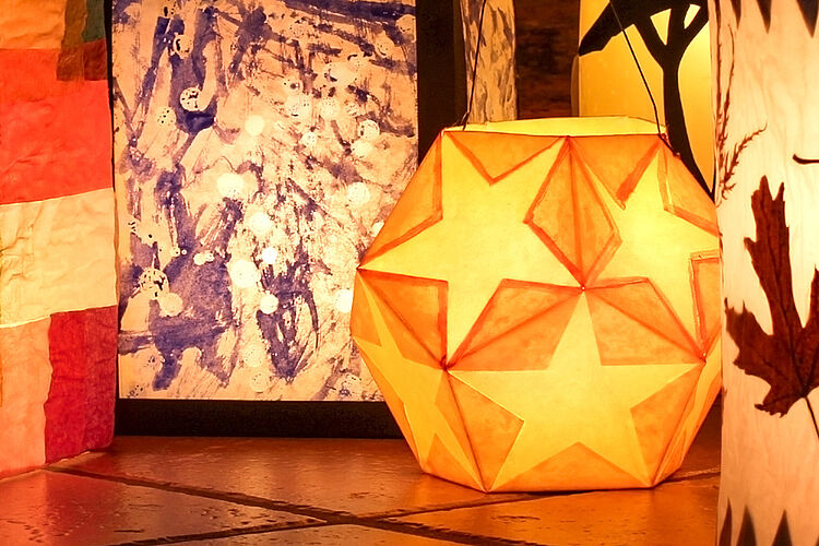 Different handmade lanterns, Sankt Martin St. Martinszug im Sauerland