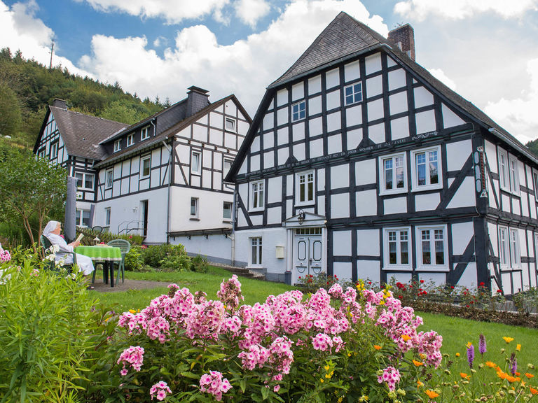 Half-timbered house in Bödefeld in the Sauerland