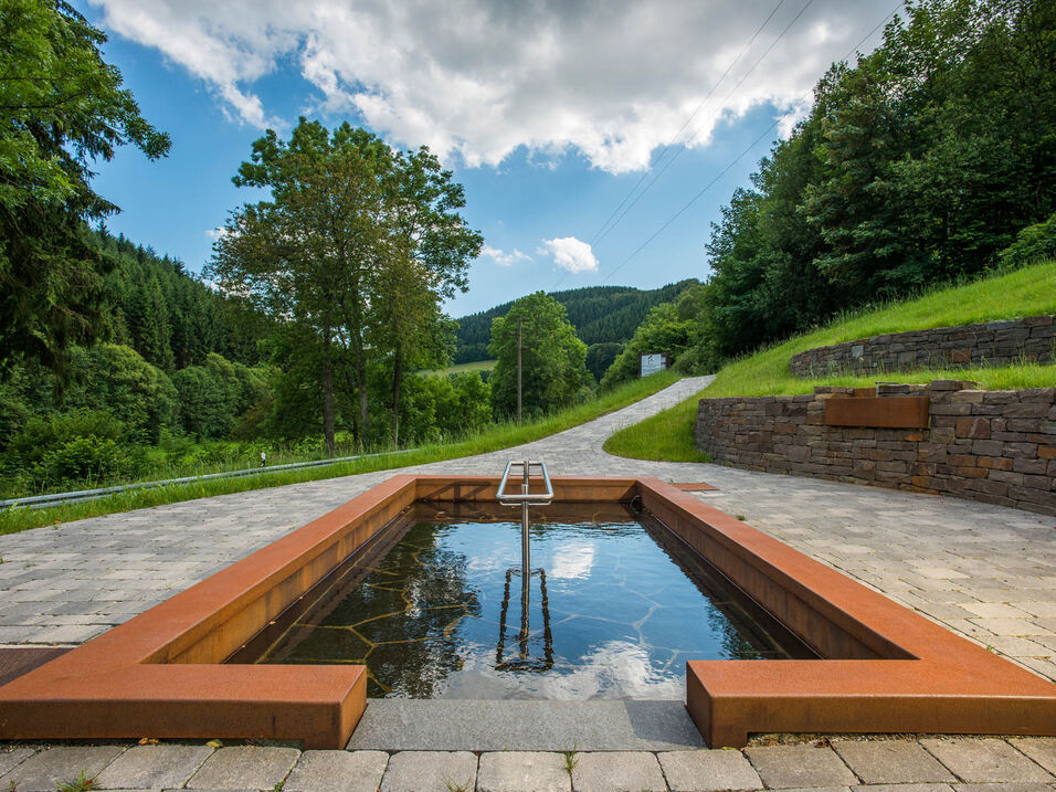 Tretbecken in Nordenau im Sauerland